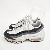 NIKE WMNS AIR MAX 95 BLACK/GUNSMOKE 307960-021 エアマックス95 23.5cm スニーカー ホワイト ブラック レディース ナイキ【中古】6-1007G◎