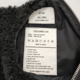 HYKE FAUX SHEARLING VEST サイズ1 212-15141 ボアベスト ベスト ブラック レディース ハイク【中古】6-0916T♪