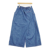 HUG O WaR デニムワイドパンツ 定価31900円 PT-L432 サイズ1 デニムパンツ 26SS ブルー レディース ハグオーワー【中古】6-0418G♪