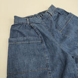 HUG O WaR デニムワイドパンツ 定価31900円 PT-L432 サイズ1 デニムパンツ 26SS ブルー レディース ハグオーワー【中古】6-0418G♪