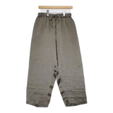 cloth&cross Hug O War サテンワイドイージー パンツ チャコールグレー系 レディース クロス＆クロス ハグオーワー【中古】6-0719G∞