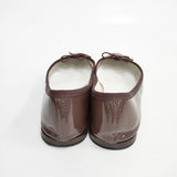 repetto Cendrillon エナメル パテント サイズ38 1/2 バレエシューズ ブラウン レディース レペット【中古】6-0423G◎