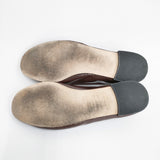 repetto Cendrillon エナメル パテント サイズ38 1/2 バレエシューズ ブラウン レディース レペット【中古】6-0423G◎