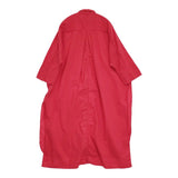 quitan 未使用品 ロングシャツ 557-2250002 サイドスリット ドルマンスリーブ ワンピース 長袖シャツ レッド レディース キタン【中古】6-0428M♪