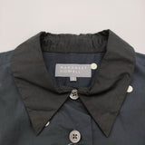 MARGARET HOWELL SHEER COTTON POPLIN サイズ1 定価37400円 578-5153004 ドット 長袖シャツ 25SS Dネイビー レディース マーガレットハウエル【中古】6-0428M♪