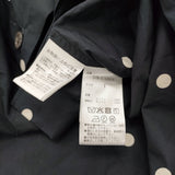 MARGARET HOWELL SHEER COTTON POPLIN サイズ1 定価37400円 578-5153004 ドット 長袖シャツ 25SS Dネイビー レディース マーガレットハウエル【中古】6-0428M♪