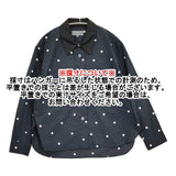 MARGARET HOWELL SHEER COTTON POPLIN サイズ1 定価37400円 578-5153004 ドット 長袖シャツ 25SS Dネイビー レディース マーガレットハウエル【中古】6-0428M♪