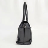 blancle ブランクレ レザー 牛革 ショルダーバッグ トートバッグ ブラック レディース【中古】6-0809G∞