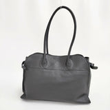 blancle ブランクレ レザー 牛革 ショルダーバッグ トートバッグ ブラック レディース【中古】6-0809G∞