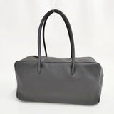 MOFIORA モフィオラ BOX LARGE BAG レザー 革 トートバッグ ブラック レディース【中古】6-0809G∞