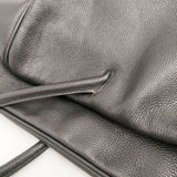 MOFIORA モフィオラ BOX LARGE BAG レザー 革 トートバッグ ブラック レディース【中古】6-0809G∞