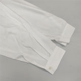 larmoire de luxe 定価12100円 プリーツ ブラウス シャツ ホワイト レディース ラーモワールドゥリュクス【中古】6-0719M∞