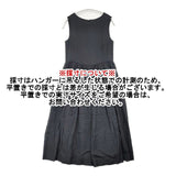 YAECA WRITE タックドレス 90705 リネンレーヨン ノースリーブ ワンピース チャコールグレー CHARCOAL レディース ヤエカ ライト【中古】6-0719M∞