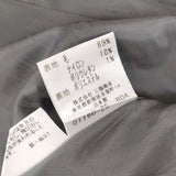 BURBERRY BLUE LABEL ベルト付き チェック ウール スカート グレー レディース バーバリーブルーレーベル【中古】6-1003T∞