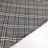 BURBERRY BLUE LABEL ベルト付き チェック ウール スカート グレー レディース バーバリーブルーレーベル【中古】6-1003T∞