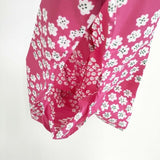 marimekko puketti エコバッグ 花柄 トートバッグ ピンク ホワイト レディース マリメッコ【中古】6-0809G∞