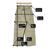 TSUHARU by Samansa Mos2 SM2 SKB-1406393 リネンコットン 製品洗い パンツ グリーン レディース ツハルバイ サマンサモスモス【中古】6-0605M∞