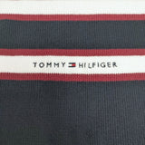 TOMMY HILFIGER 新品 ボーダー 69J9777 マフラー ネイビー ホワイト メンズ トミーヒルフィガー【中古】6-0911T◎