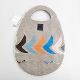 mina perhonen 未使用品 bird エッグバッグ 定価16500円 ada9352 トートバッグ 25AW ベージュ レディース ミナペルホネン【中古】6-0421G♪