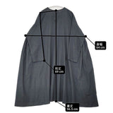 ARTS&SCIENCE コットン サイドギャザー 073-L50M-077 ワンピース ブラック レディース アーツ&サイエンス【中古】6-0725M∞
