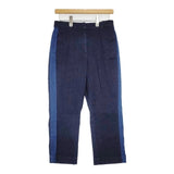 PS Paul Smith インディゴ ストレッチ バイカラー サイドライン デニムパンツ ネイビー レディース ピーエスポールスミス【中古】6-0902G∞