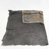 avant toi SCARF カシミヤシルク スカーフ 定価165000円 イタリア製 大判 ストール 25AW チャコールグレー レディース アヴァントワ【中古】6-0418T♪
