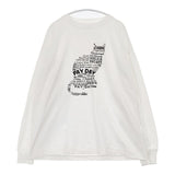 PAY・DAY ペイデイ CAT L/S Tee 長袖Ｔシャツ カットソー ロンＴ ホワイト レディース【中古】6-0902M∞