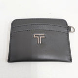 TUMI BELDEN SLG レザー 定価16500円 牛革 カードケース ブラック メンズ トゥミ【中古】6-0615G◎