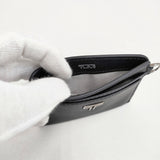 TUMI BELDEN SLG レザー 定価16500円 牛革 カードケース ブラック メンズ トゥミ【中古】6-0615G◎