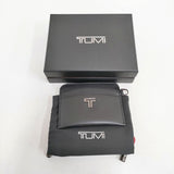 TUMI BELDEN SLG レザー 定価16500円 牛革 カードケース ブラック メンズ トゥミ【中古】6-0615G◎