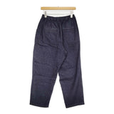 gungendo デニム裏起毛パンツ灰の木（はいのき）定価27500円 26100201 イージー デニムパンツ 26SS ネイビー レディース 群言堂【中古】6-0428T♪