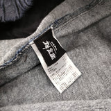 gungendo デニム裏起毛パンツ灰の木（はいのき）定価27500円 26100201 イージー デニムパンツ 26SS ネイビー レディース 群言堂【中古】6-0428T♪