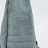 HEALTHY BACK BAG BIG BAG ビッグバッグ ナイロン 洗濯可 洗える 定価15400円 ショルダーバッグ ライトグリーン レディース ヘルシーバックバッグ【中古】6-0421G♪