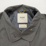 JOURNAL STANDARD L'essage NALYAスタンドロングコート 定価60500円 サイズ36 ステンカラーコート 26SS グレー レディース ジャーナルスタンダードレサージュ【中古】6-0428M♪
