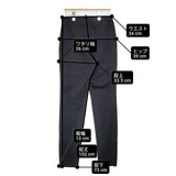 Spick and Span Noble ストレッチスキニーパンツ 定価17600円 パンツ ブラック レディース スピック＆スパン ノーブル【中古】6-0902G∞