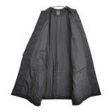 mina perhonen wind wave aca6792 サイズ38 定価132000円 コットンウール ノーカラー コート 24AW ブラック レディース ミナペルホネン【中古】6-0825T♪