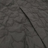 mina perhonen wind wave aca6792 サイズ38 定価132000円 コットンウール ノーカラー コート 24AW ブラック レディース ミナペルホネン【中古】6-0825T♪