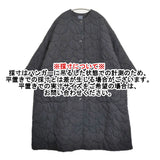 mina perhonen wind wave aca6792 サイズ38 定価132000円 コットンウール ノーカラー コート 24AW ブラック レディース ミナペルホネン【中古】6-0825T♪