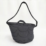 mina perhonen wind wave ショルダーバッグL 定価35200円 aca9054 ショルダーバッグ 24-25 a/w ブラック レディース ミナペルホネン【中古】6-0421G♪