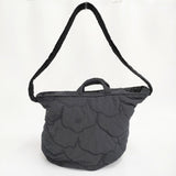 mina perhonen wind wave ショルダーバッグL 定価35200円 aca9054 ショルダーバッグ 24-25 a/w ブラック レディース ミナペルホネン【中古】6-0421G♪