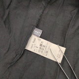 nest Robe 01231-1293 UpcycleLino レース襟付きワンピース コットンリネン シャツワンピース サイズF ワンピース ブラック レディース ネストローブ【中古】6-0525M△