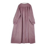 nest Robe 01203-1067 ファナージュ切替ギャザーワンピース リネン 日本製 サイズF ワンピース パープル レディース ネストローブ【中古】6-0609M△