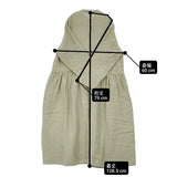 nest Robe 01221-1180 リネン近江晒 前開きシャツワンピース 日本製 サイズF ワンピース ライトグリーン レディース ネストローブ【中古】6-0609M△