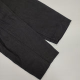 Morris&Sons リネン 羽織 サイズ0 ノーカラージャケット ブラック レディース モリスアンドサンズ【中古】6-0511M△