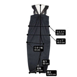 Merceria Dressterior レース コットン オーバーオール サロペット ブラック レディース メルチェリアドレステリア【中古】6-0605M∞