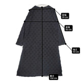 根々 ドビードット 群言堂 石見銀山 ワンピース ブラック レディース 根々【中古】6-0902M∞