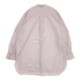 BEAUTY&YOUTH UNITED ARROWS コットンストライプバンドカラーシャツ 長袖シャツ ピンク レディース ビューティアンドユース【中古】6-1003M∞
