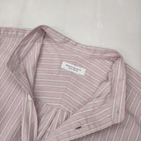 BEAUTY&YOUTH UNITED ARROWS コットンストライプバンドカラーシャツ 長袖シャツ ピンク レディース ビューティアンドユース【中古】6-1003M∞
