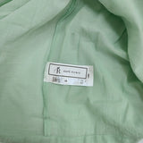 ROPE PICNIC 接触冷感・通気性 お着軽シャツシリーズ 綿ボイルペプラムシャツ シアー ブラウス シャツ ライトグリーン レディース ロペピクニック【中古】6-0511M△