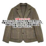 45R/45rpm コットンツイードの四角ジャケット 定価110000円 テーラードジャケット グリーン レディース フォーティーファイブアールピーエム【中古】6-0922T♪